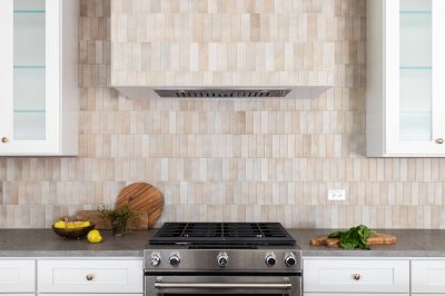 Beautifully Tiled Kitchen Countertop